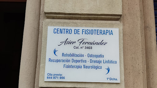 Clínica de fisioterapia Asier Fernández