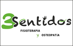 Logo de 3Sentidos. Fisioterapia y Osteopatía.