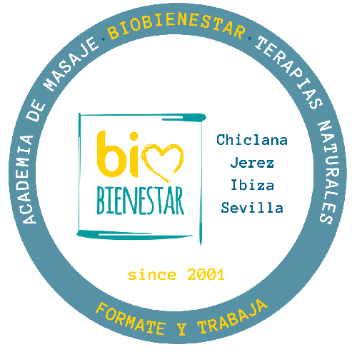 Logo de BIOBIENESTAR Ibiza Escuela De masaje Y Osteopatia.