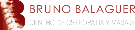 Logo de Centro de Osteopatía y Masaje Bruno Balaguer.