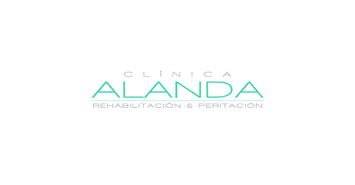 Logo de Clínica Alanda Rehabilitación y Fisioterapia.