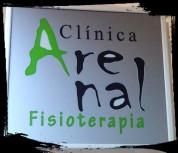 Logo de Clínica Arenal. Fisioterapia y Osteopatía.