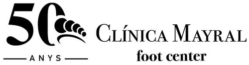 Logo de Clínica Mayral - foot center.