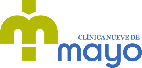 Logo de Clínica Nueve de Mayo.