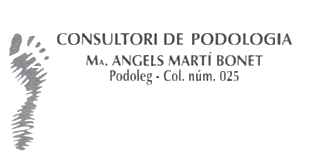 Logo de CONSULTORI DE PODOLOGIA Mª ÀNGELS MARTÍ BONET