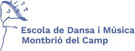 Logo de Escola de Dansa i Música de Montbrió del Camp.