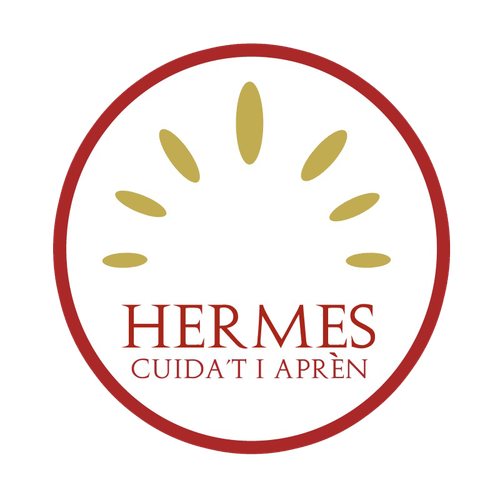 Logo de Escuela y terapia Reiki Barcelona Hermes cuida´t i aprèn.