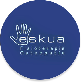 Logo de Eskua Centro de Fisioterapia y Osteopatía.