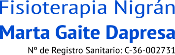 Logo de Fisioterapia Nigrán - Marta Gaite Dapresa