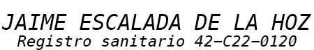 Logo de Fisioterapia y Osteopata Jaime Escalada