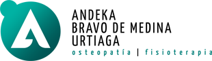 Logo de Osteopatía - Fisioterapia Andeka Bravo de Medina Urtiaga.