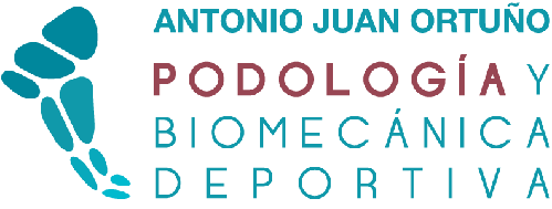 Logo de Podología y Biomecánica Deportiva Antonio Juan Ortuño.