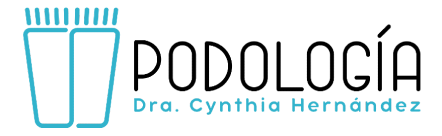 Logo de Podólogo en Puerto del Rosario. Dra. Cynthia Hernández.